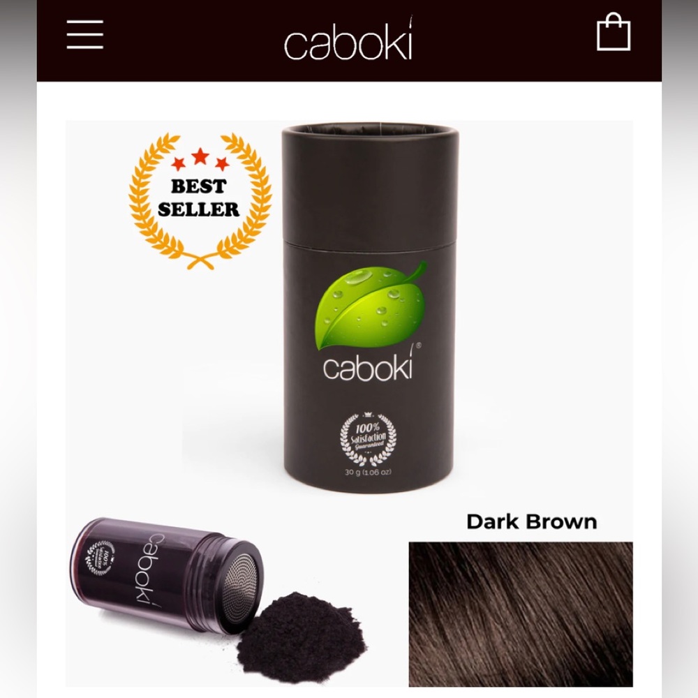 Caboki hair loss cover